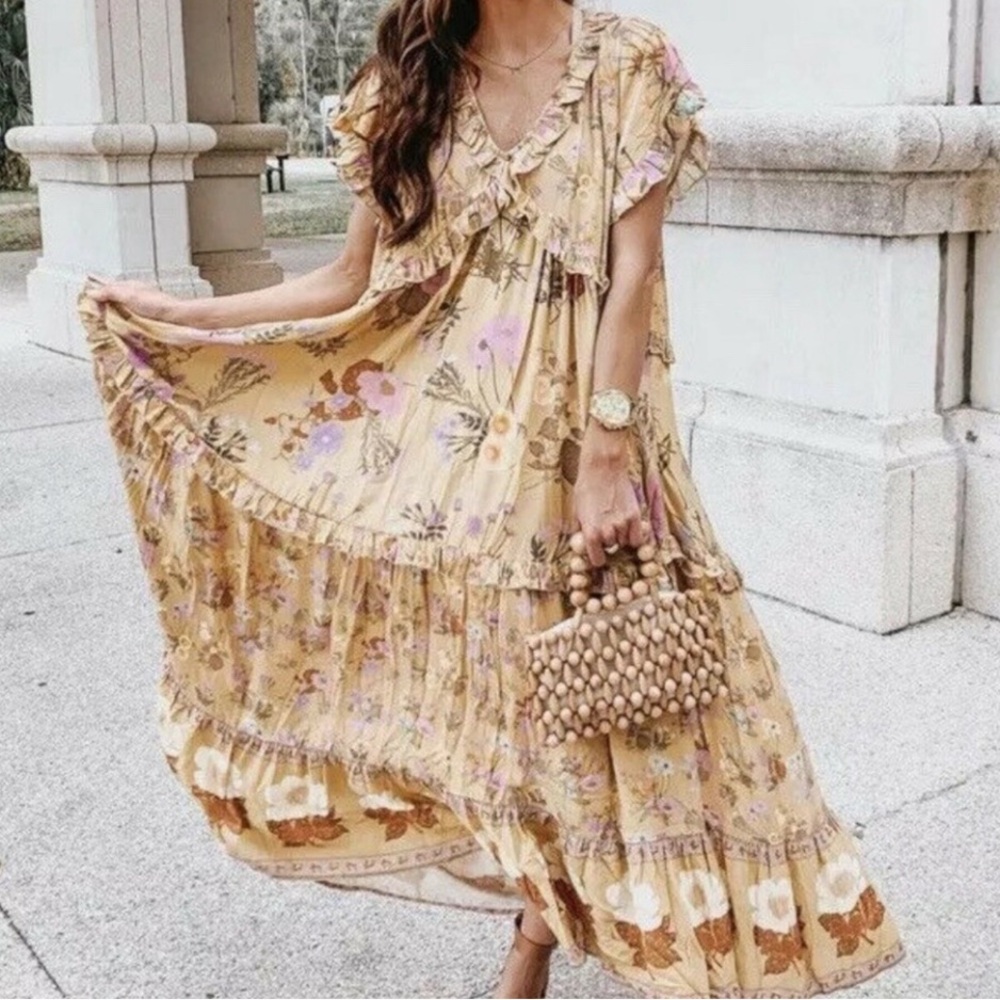 Spell and the Gypsy Wild Bloom gown XXL, fits L-3XL